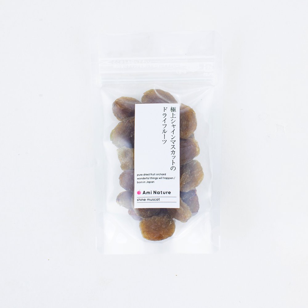ピュアドライフルーツ シャインマスカット 40g – AmiNature